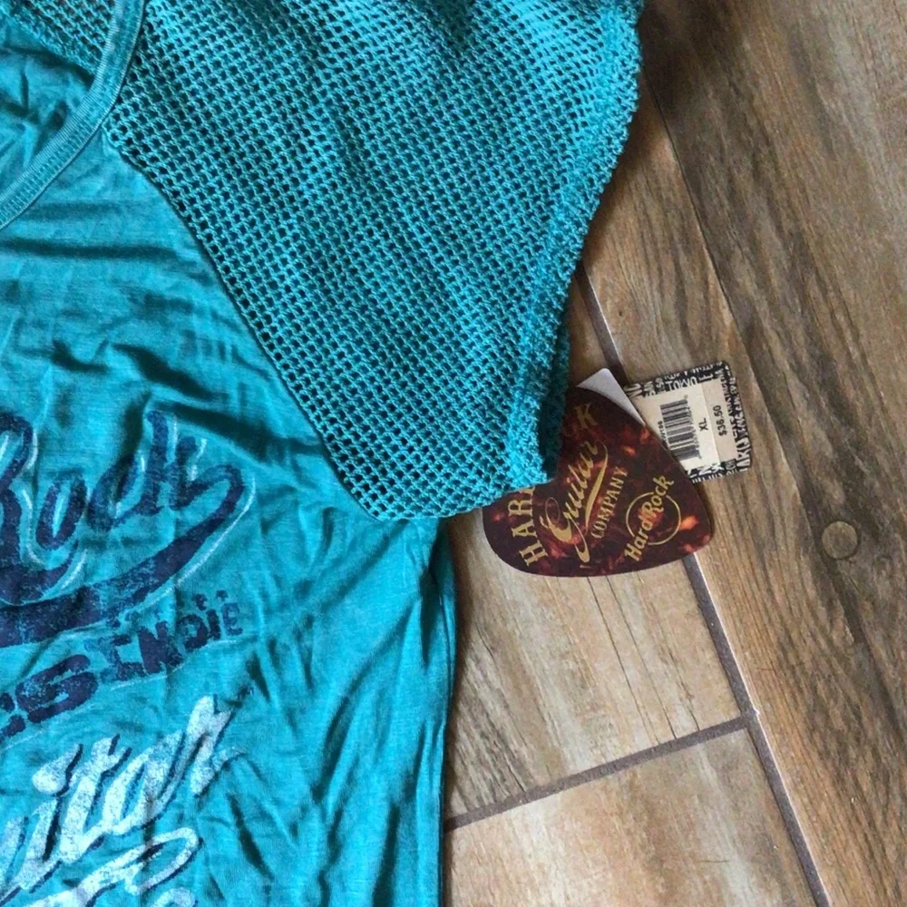 Hard Rock Teal Graphic Tee